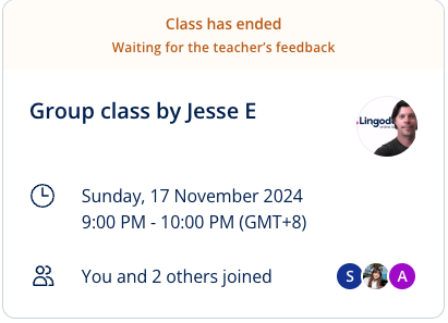 Lingoda Group Class Notes 47