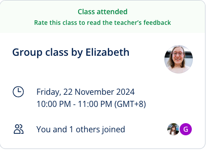 Lingoda Group Class Notes 50