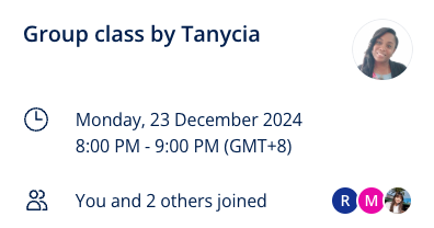 Lingoda Group Class Notes 65